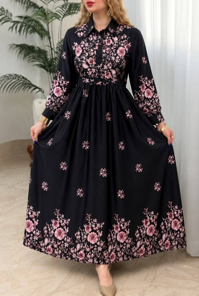 پیراهن ساحلی مدل زنبق